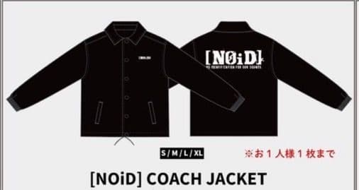 NoiD] コーチジャケット ブラック Lサイズ