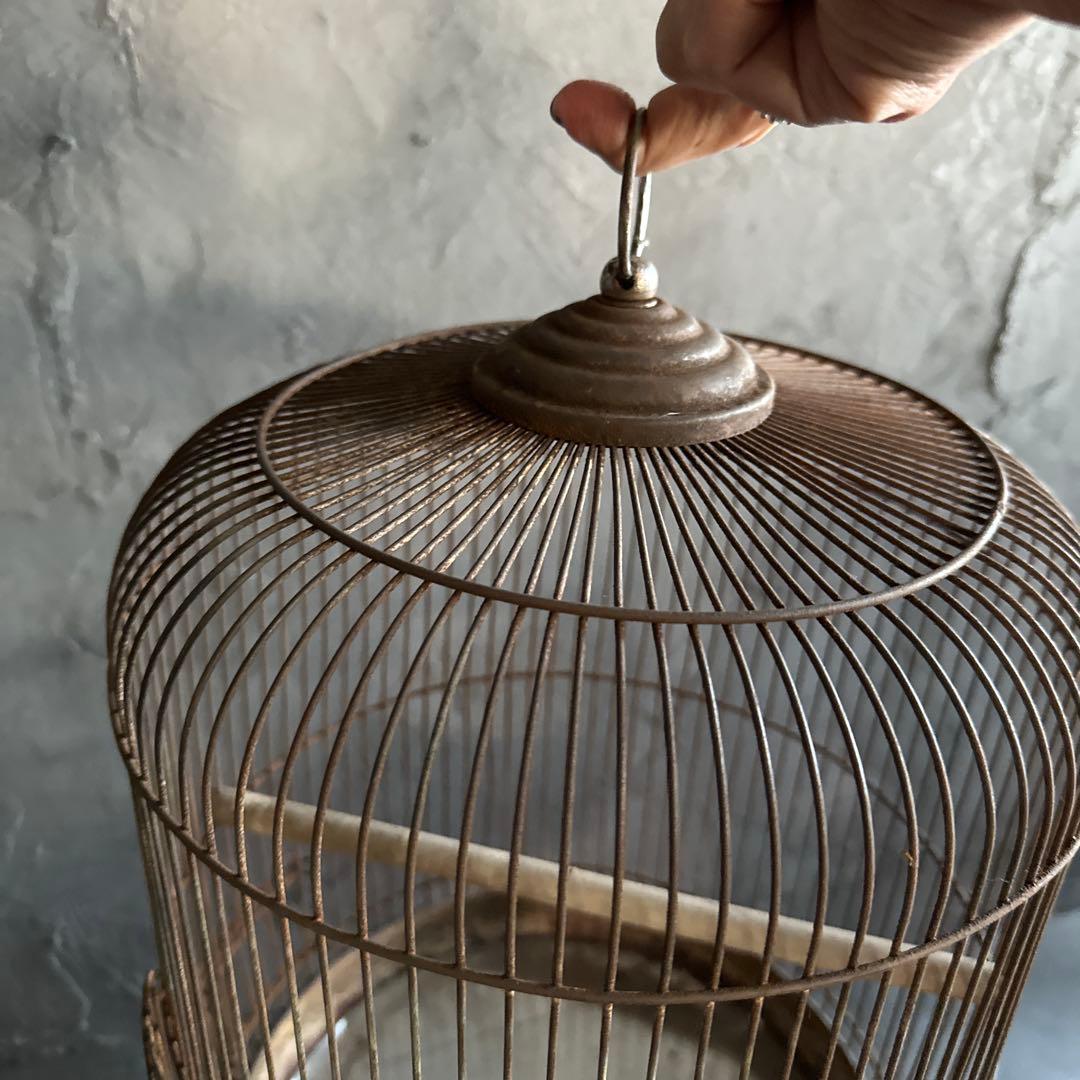 瞬間的お値下げ‼️ヴィンテージ シャビーな鳥籠 鳥カゴ 瞬間的お値下げ