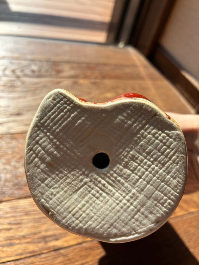 希少】有田焼 円左エ門窯 陶人形 置物 高さ18cm 赤絵 金彩 伝統工芸品