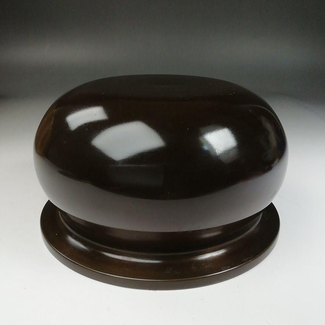 W37 建水 『唐銅 不審庵伝来』『唐銅風炉師 黒瀬宗康』 共