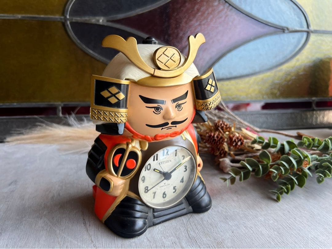 シチズン 信玄くん 目覚まし時計 おしゃべり 昭和レトロ 時計 - メルカリ
