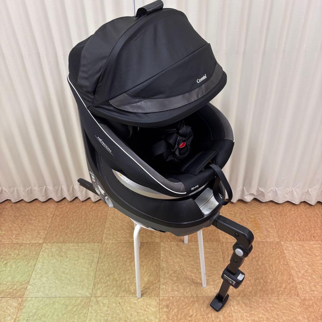クリーニング済☆綺麗☆ コンビ ネルーム ISOFIX エッグショック ブラック