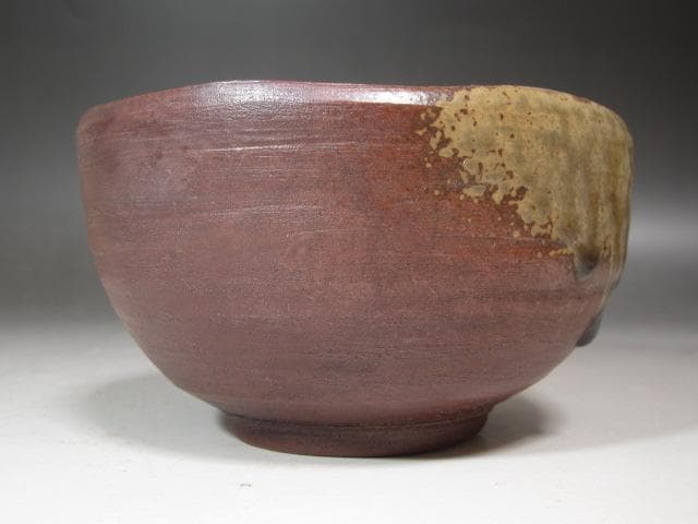 ☆ 金重陶陽 茶碗 蓬莱 裏千家 十四代 淡々斎の花押がございます☆x627