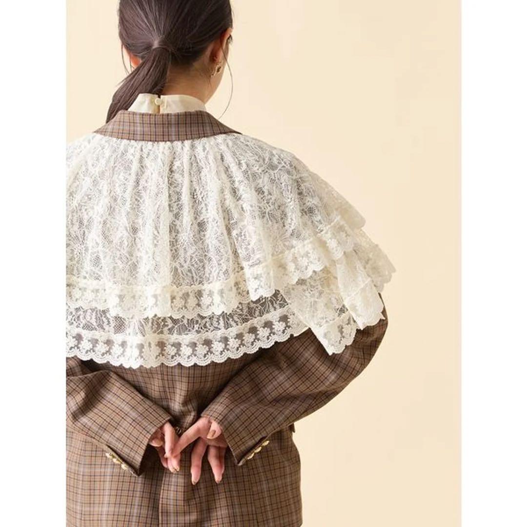 LILYBROWN ヴィンテージライクレースボレロ