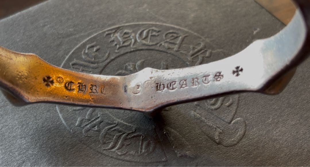 クロムハーツ　ワックスドパンク　バングル