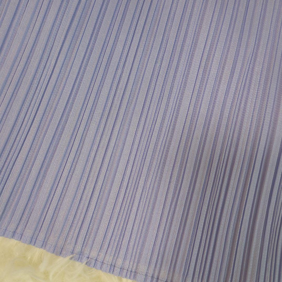 PLEATS PLEASE ガウチョパンツ ワイドパンツ サイズ2 パープル - メルカリ