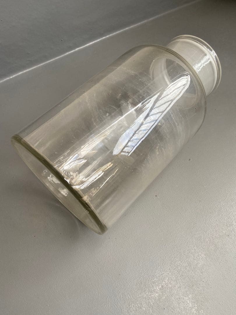 フランス マルセイユ ヴィンテージ ガラスフラワーベース ブロカント