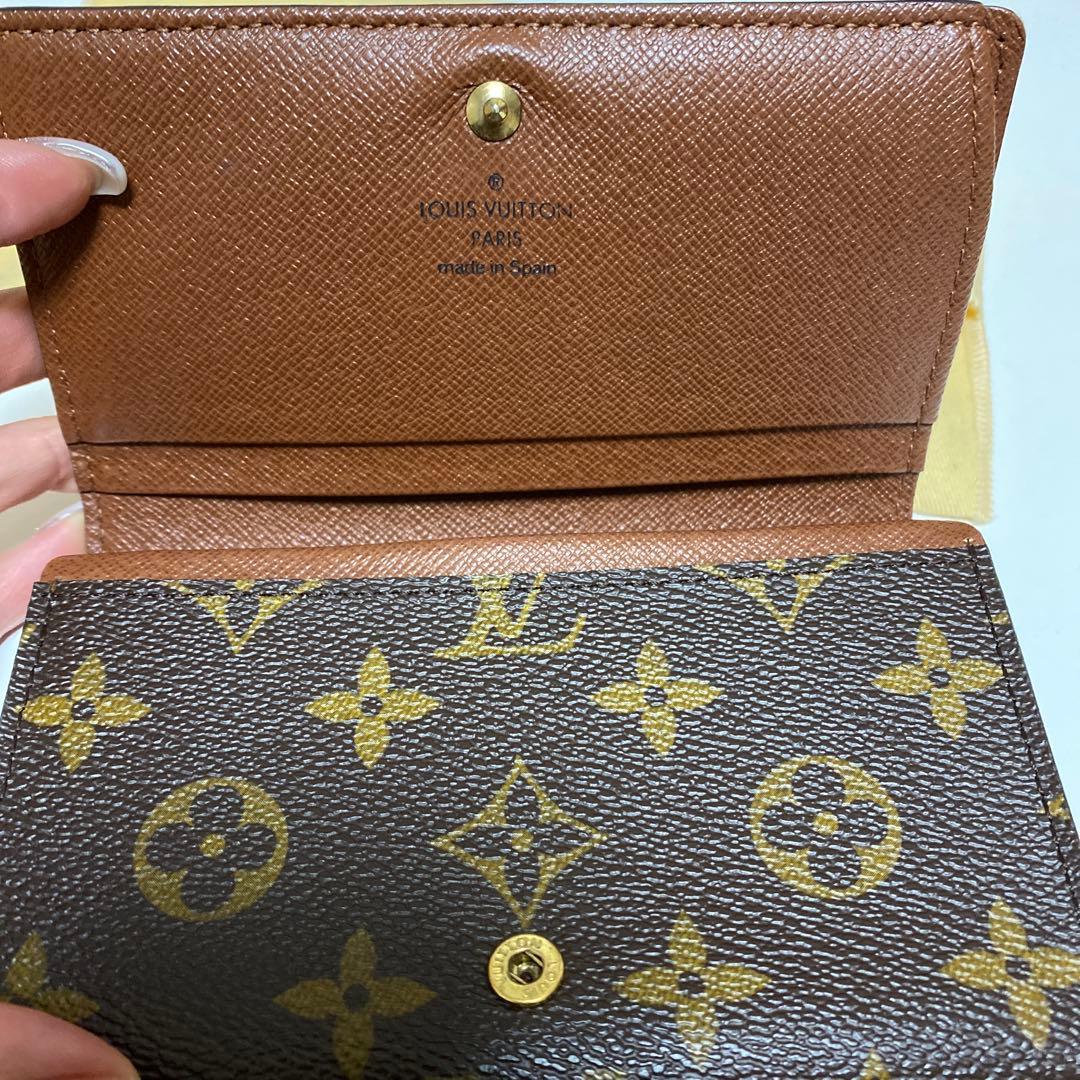ド*︎様 ルイヴィトン　二つ折り財布　モノグラム　茶