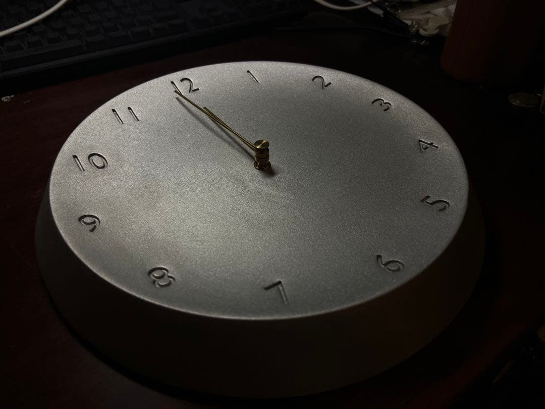 HONOR アルミ鋳物時計 Crater Clock【値下しました】