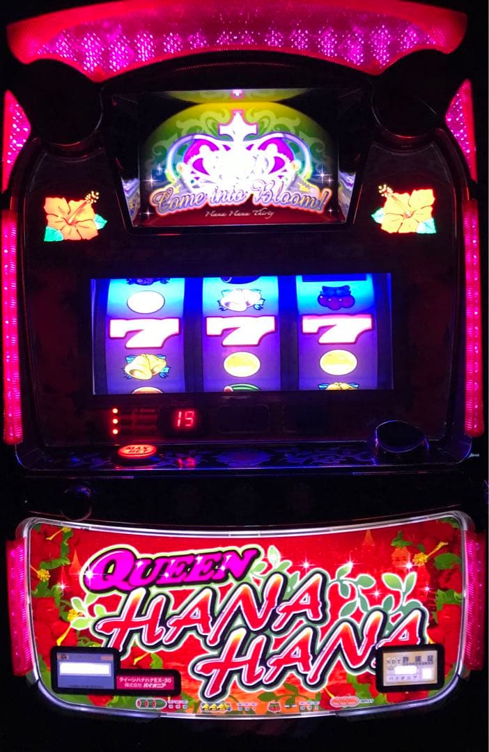 パチスロ実機 クイーンハナハナ 家庭用電源 S115513930 安価