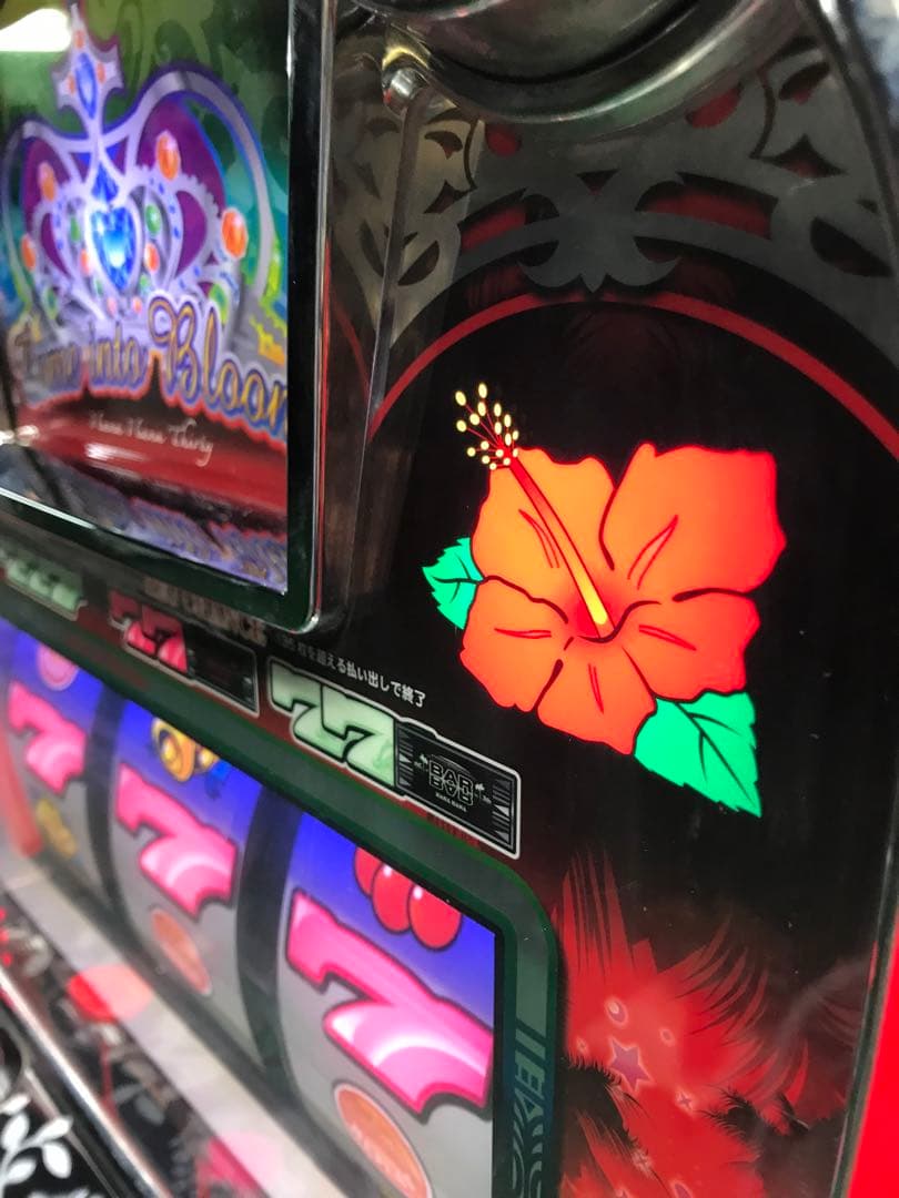 パチスロ実機 クイーンハナハナ 家庭用電源 S115513930 安価