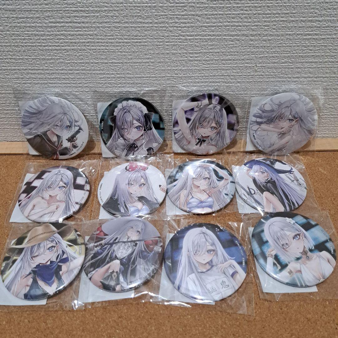 死亡遊戯で飯を食う。 幽鬼 缶バッジ コンプ メイド バニー くじ引き堂 ①