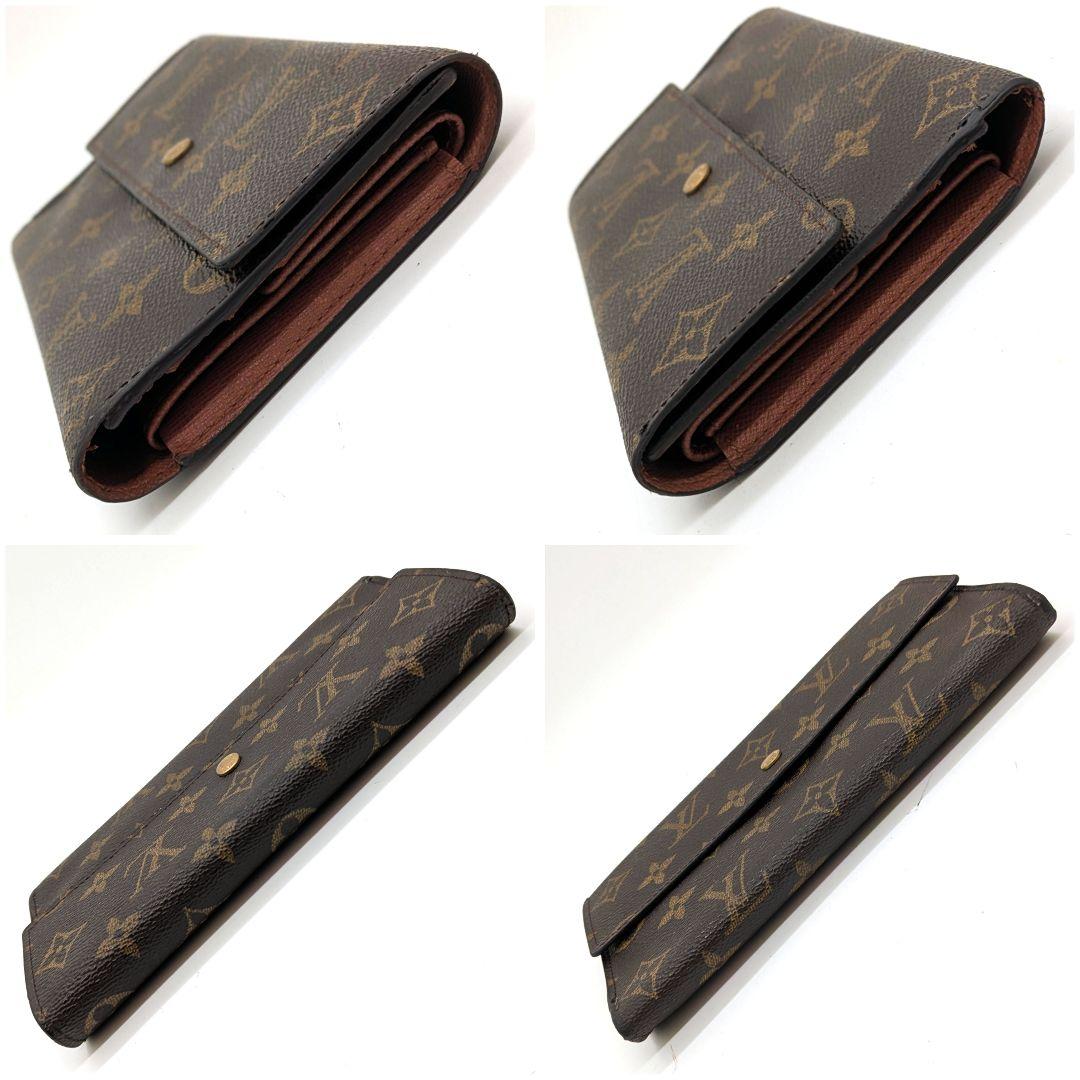 ルイヴィトン モノグラム インターナショナル 三つ折り長財布 A63