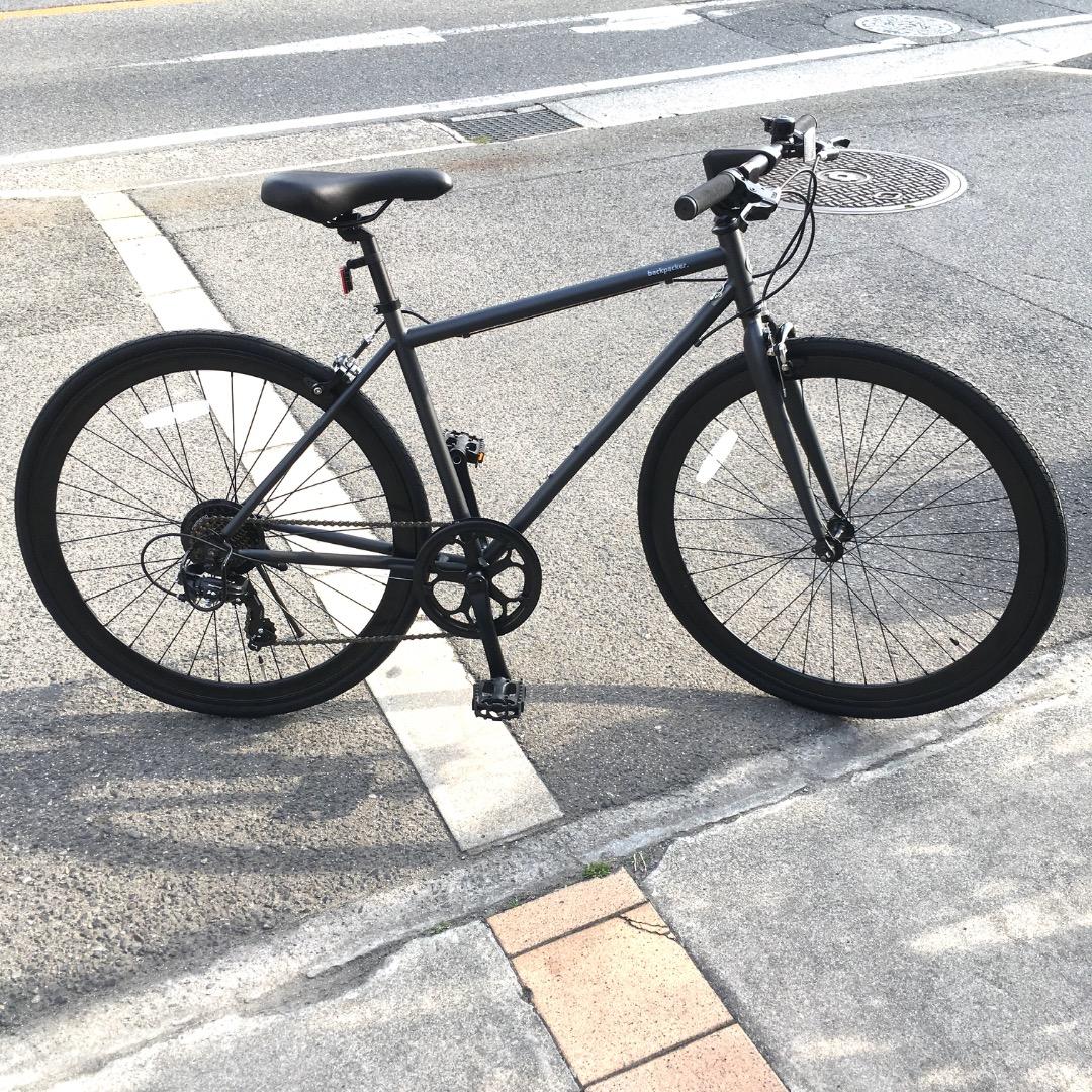【新車】　クロスバイク　backpacker. マットブラック 新車】 クロスバイク backpacker. マットブラック