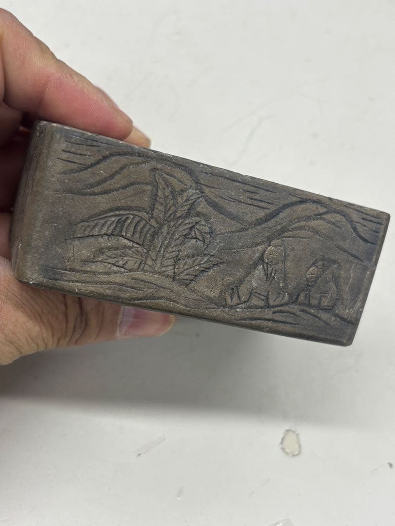 N10345【アンティーク】中国 硯 書道具