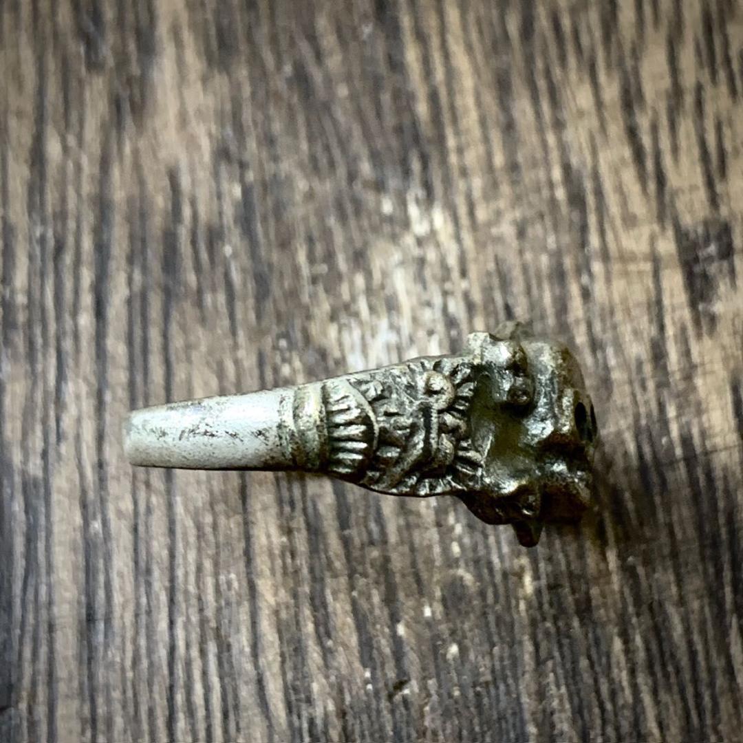 ドイツ国防軍陸軍スカルボーンズ ヴィンテージ シルバーソルジャーリング24号 1