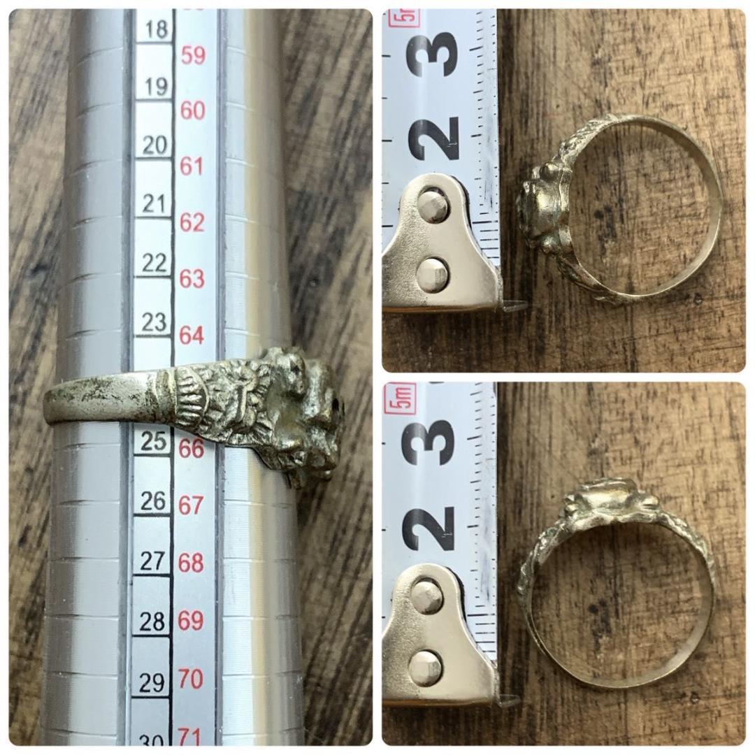 ドイツ国防軍陸軍スカルボーンズ ヴィンテージ シルバーソルジャーリング24号 1