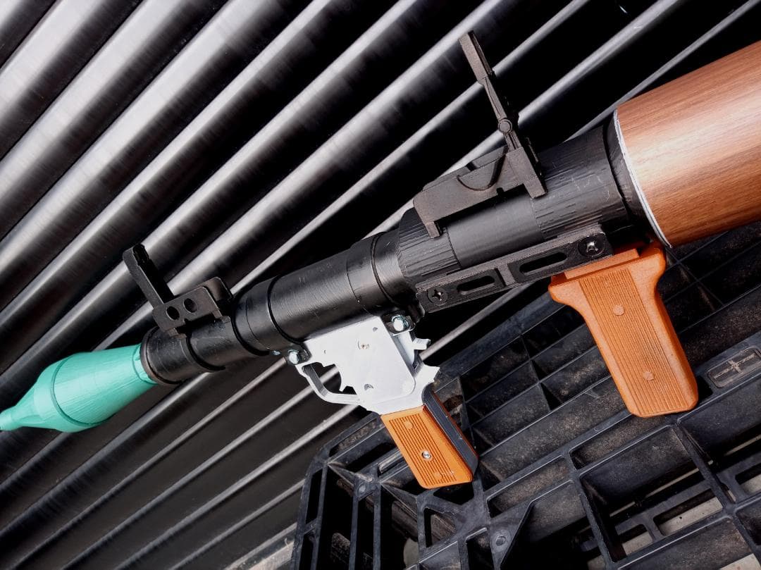 フルスクラッチ RPG-7 ロケットランチャー 3Dプリンター 成形 G