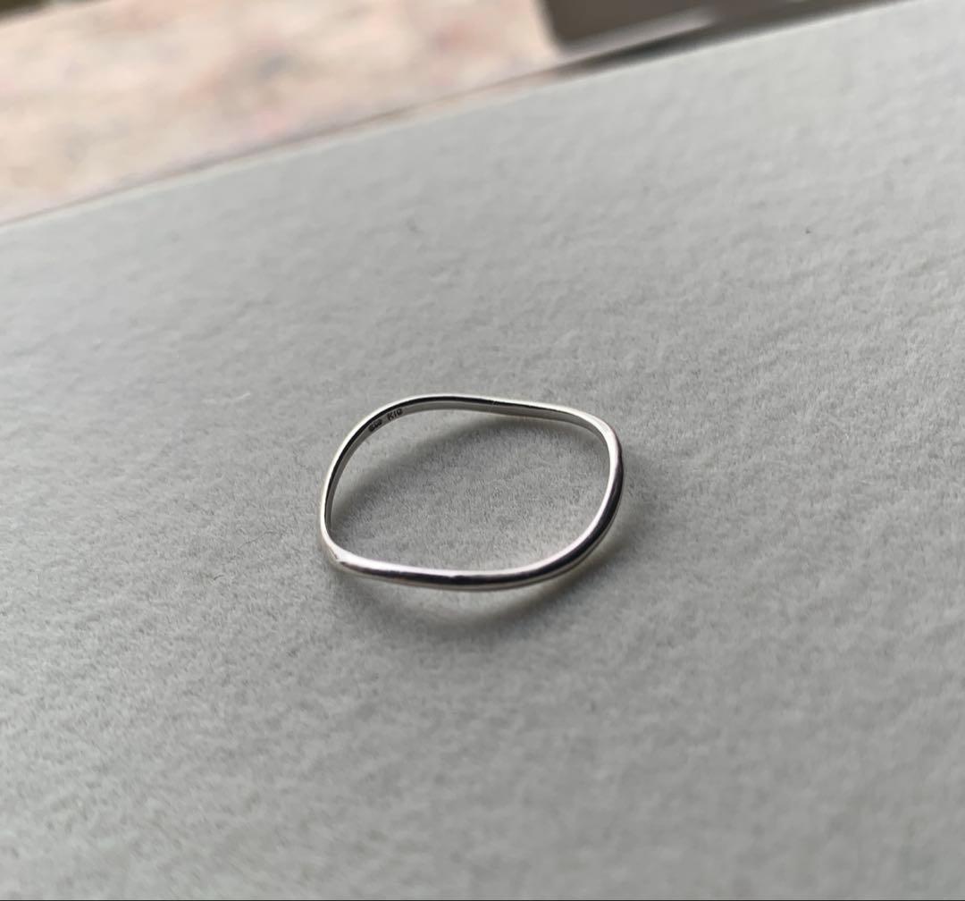 ete K10 レイヤード ウェーヴ リング　15号