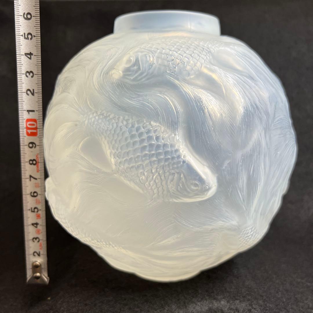 専用1920年頃 ルネ・ラリックFORMOSEウランガラス花瓶 高さ約17.5㎝