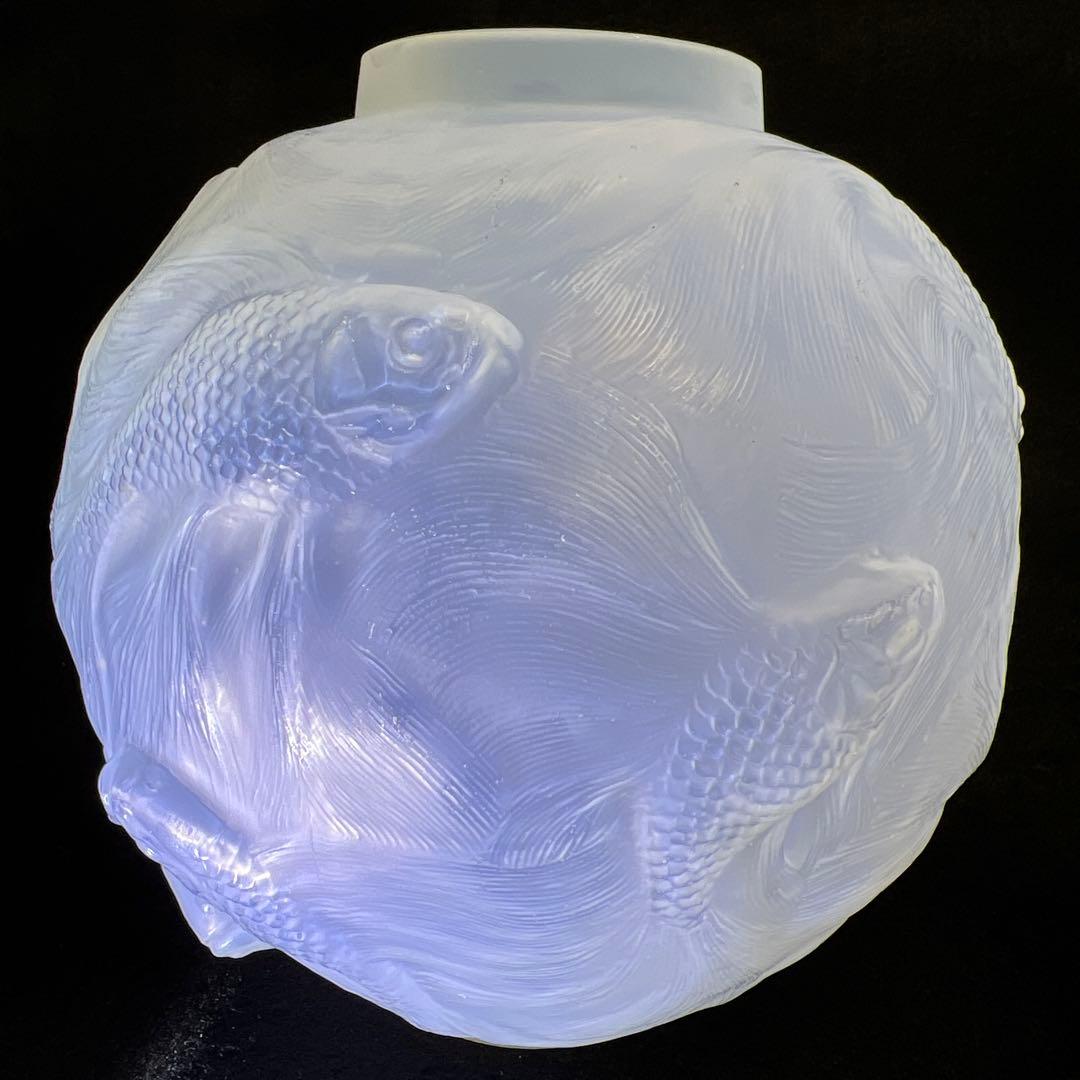 専用1920年頃 ルネ・ラリックFORMOSEウランガラス花瓶 高さ約17.5㎝