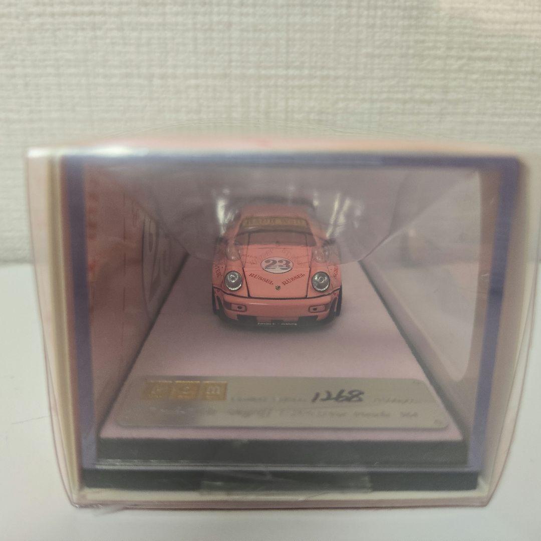 ポルシェ964ピンクピッグRWB 1/64ミニカー