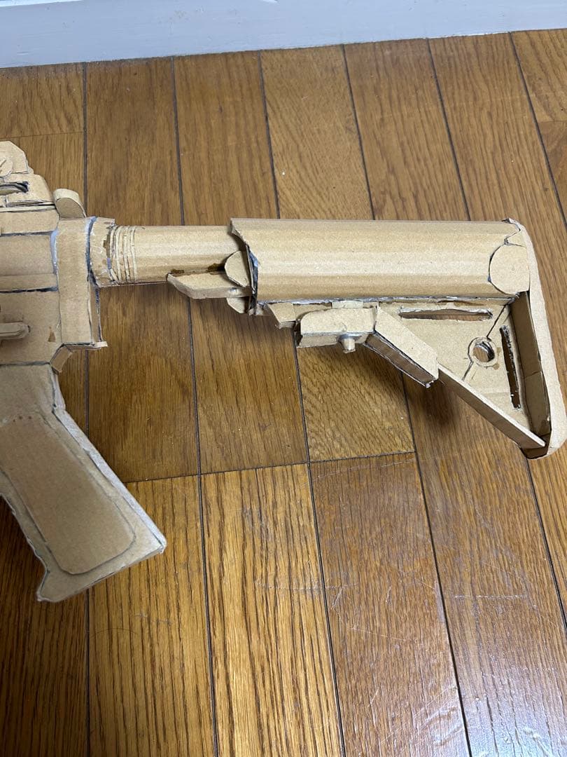 M4A1 ダンボールアート 可動 パーツ取り外し可能