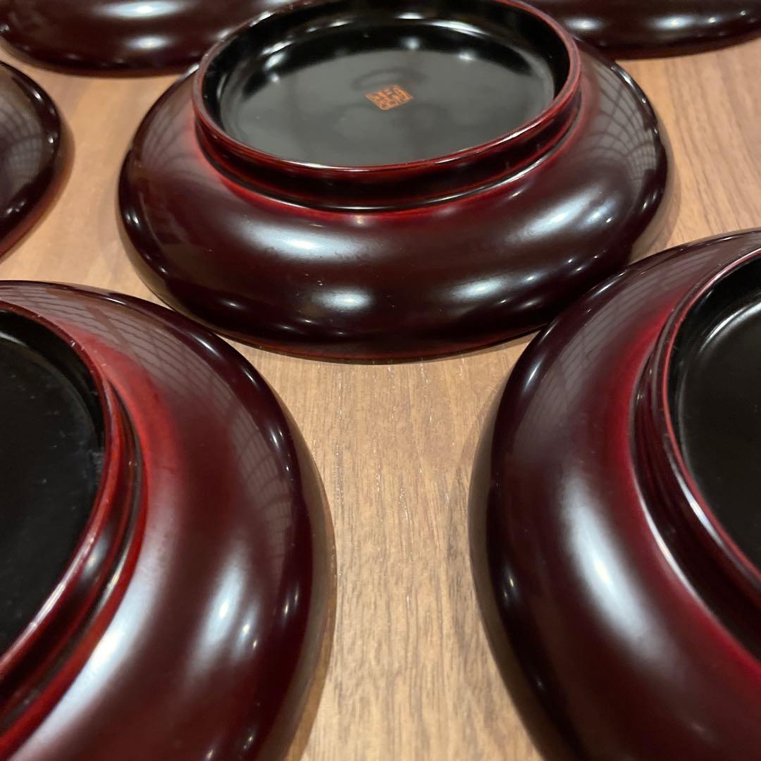 朱塗り 盃 平盃 小椀 酒器 No.2 古美術 古道具 アンティーク ぐい呑み