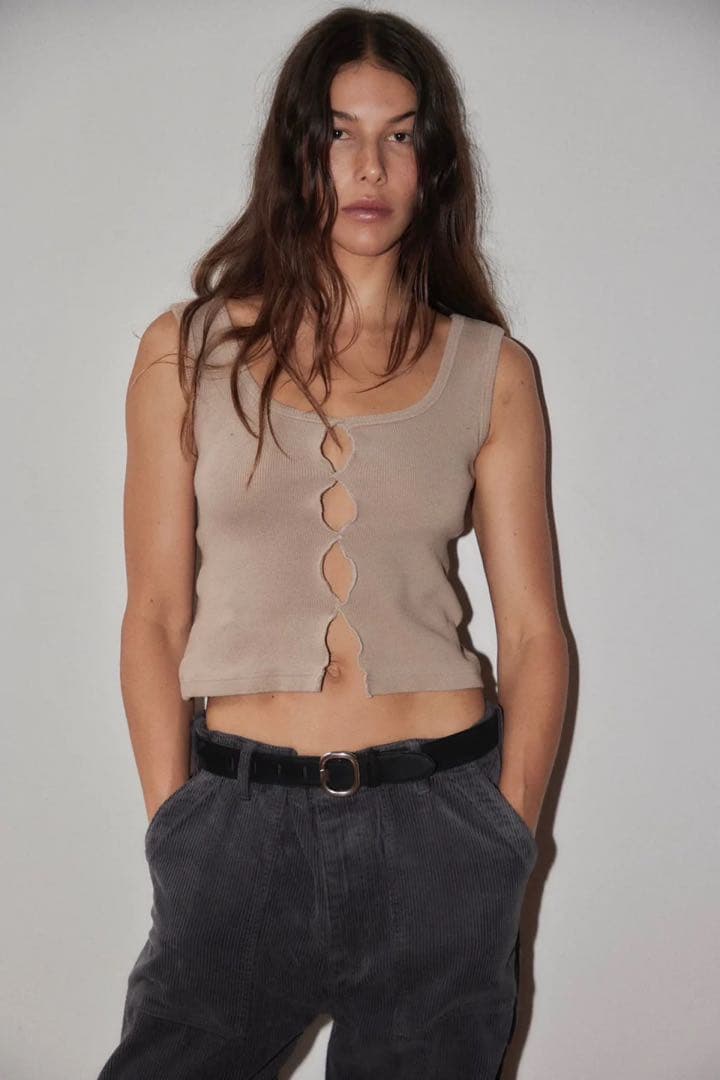 トップス THE SHISHIKUI holed north / WHITE