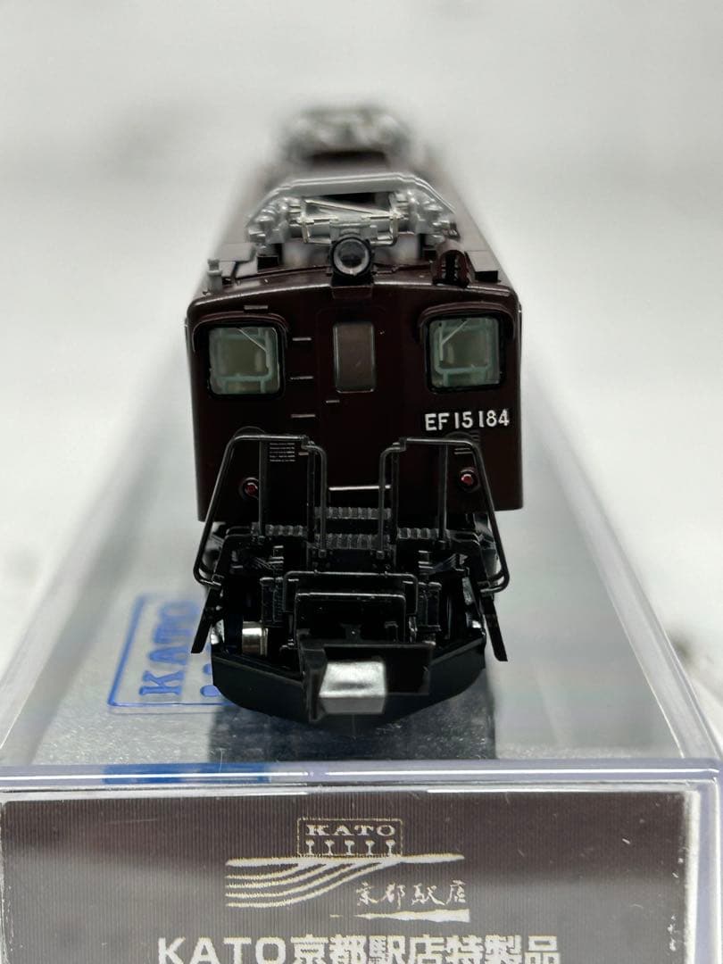 KATO 京都駅店特製品 電気機関車 EF15形184号機 高崎第二機関区