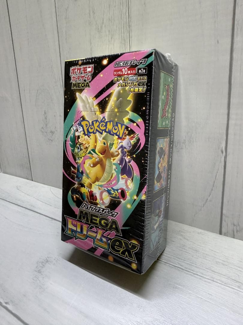 新品未開封 シュリンク付き ポケモンカードゲーム MEGAドリームex 1BOX