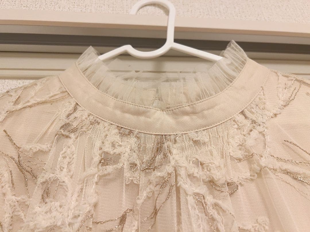 美品　ドリードール　フェザーフラワーチュールドレス オケージョンドレス