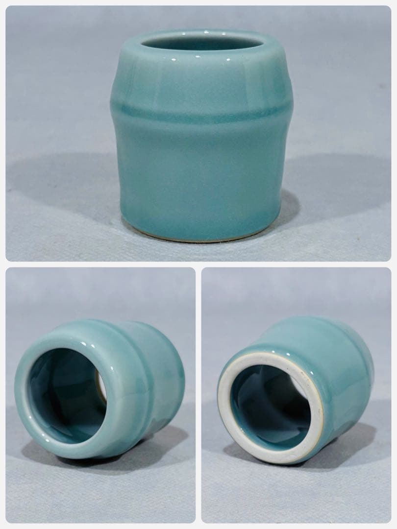 鍋島焼 小笠原長春造 青磁皆具 美品 共箱 茶道具 送料込 - メルカリ