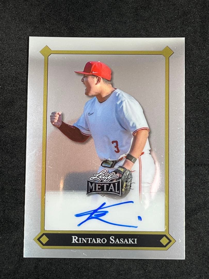 49枚限定 leaf metal 佐々木麟太郎 直筆サイン - メルカリ