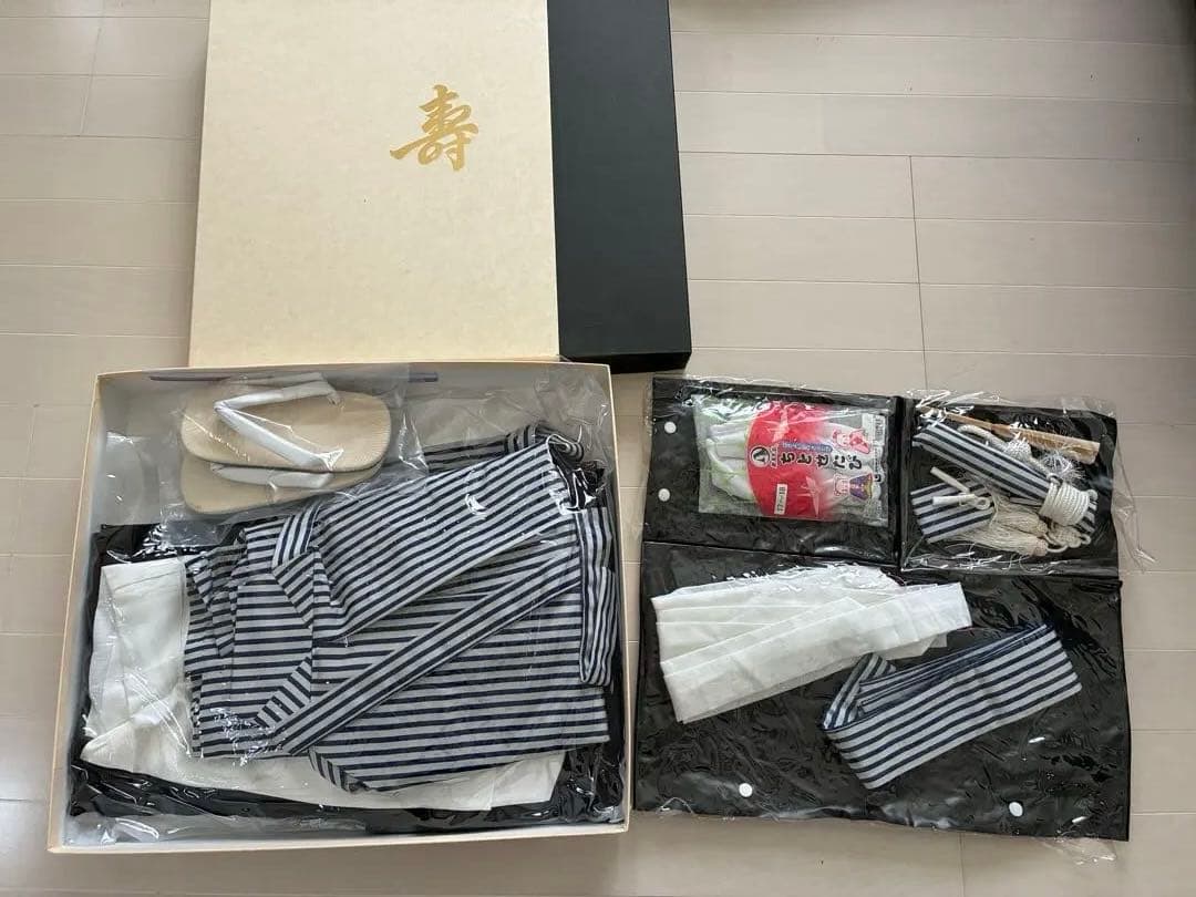 七五三 着物セット 波と鶴の柄