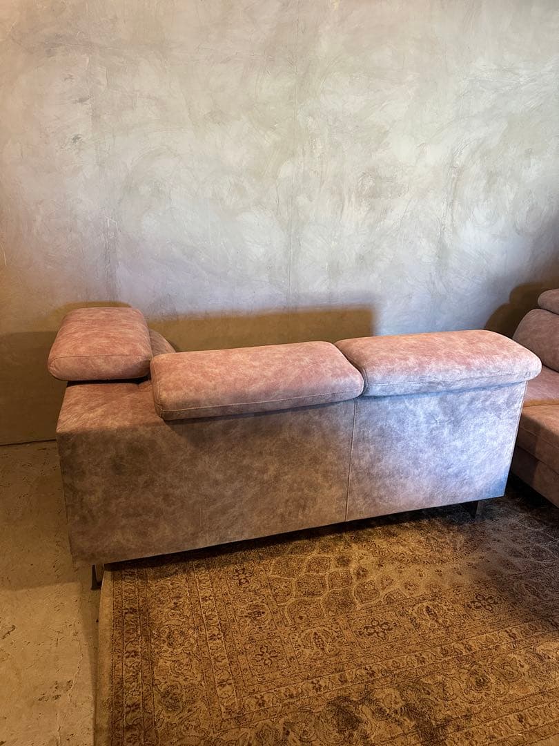 【東京都23区配送無料】定価20万円　ソファー　カウチ　椅子　L型　椅子　チェア