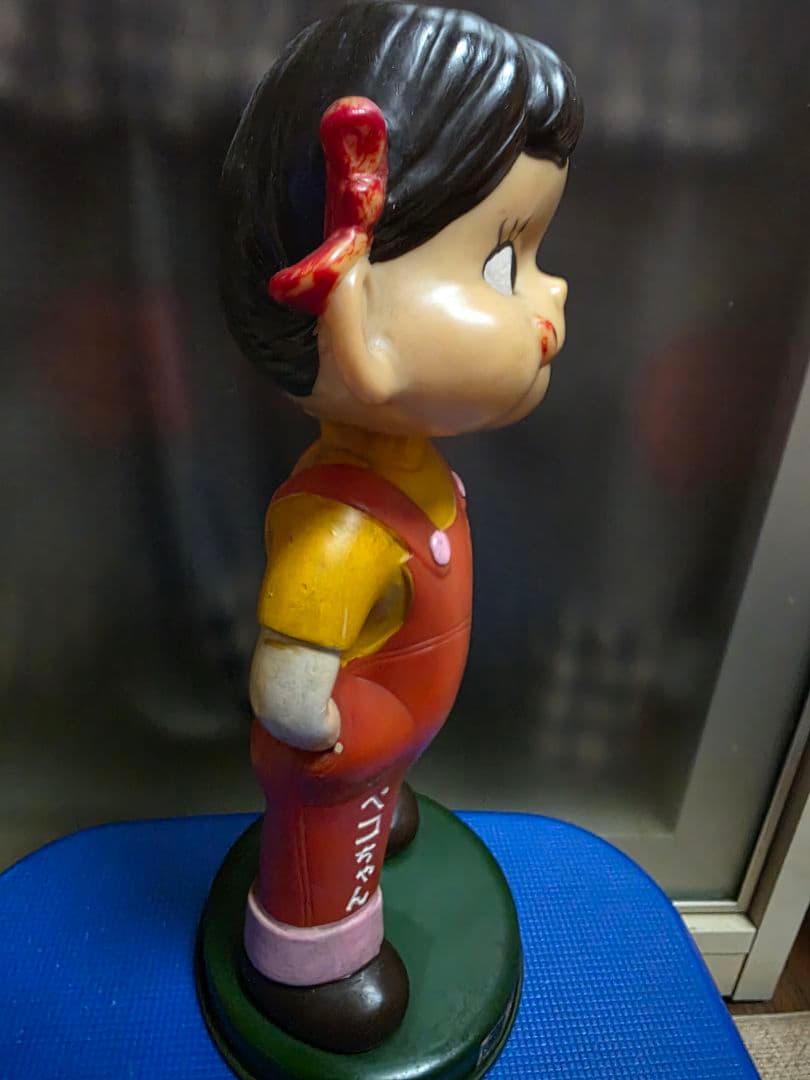 ペコちゃん ブリキ台座 首振りペコちゃん ミルキー キャラクター