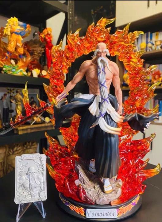 BLEACH 黒衣少年図 山本元柳齋重國ガレージキット ガレキ スタチュー