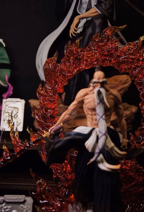 BLEACH 黒衣少年図 山本元柳齋重國ガレージキット ガレキ スタチュー