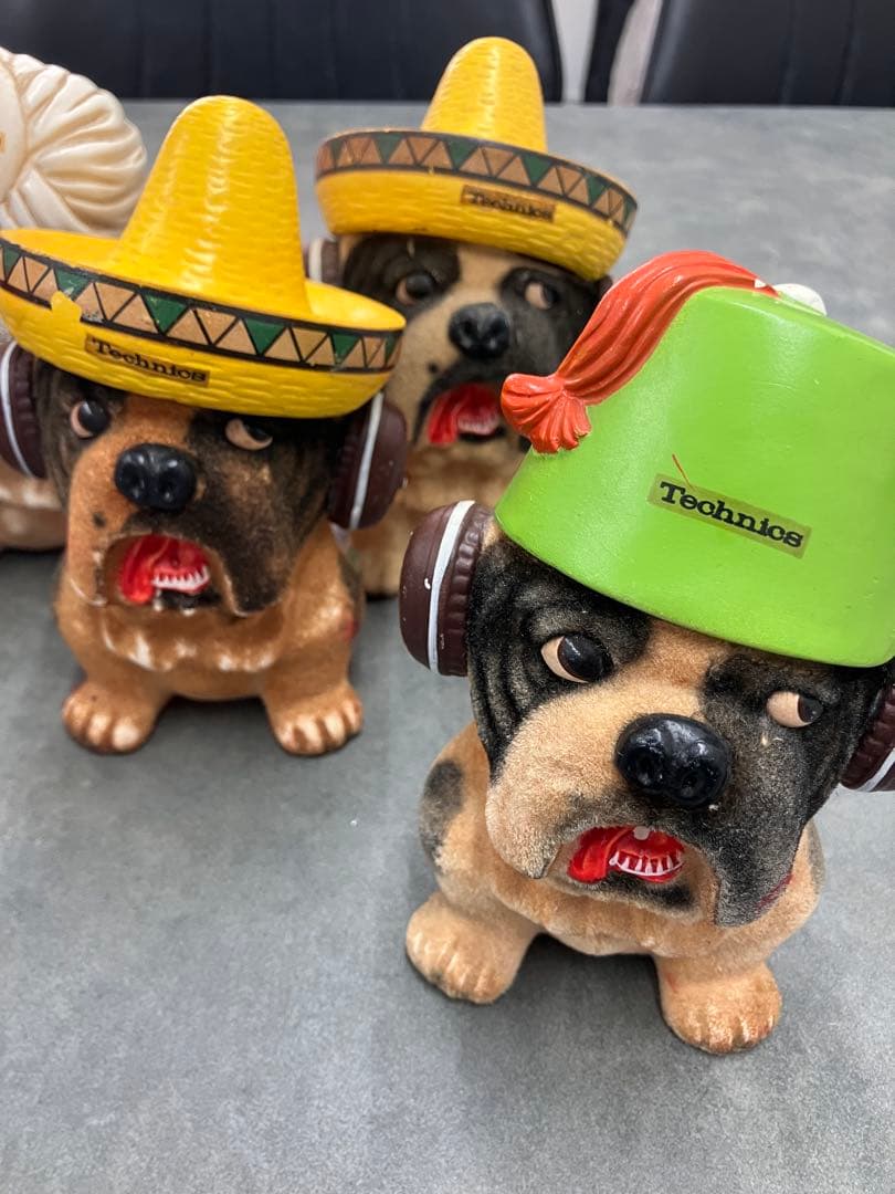 激レア！Technics テクニクス ブルドッグ 非売品 6体セット ノベルティ