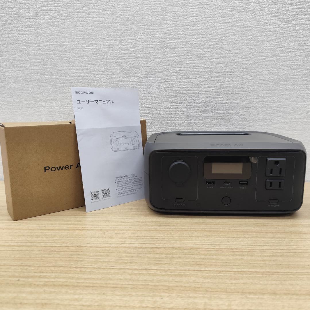 ⭐セール❗【公式認定整備済品】EcoFlow RIVER 3 ポータブル電源