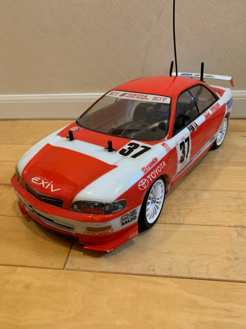 タミヤ　1/10ラジコン　FF01シャーシ　コロナEXIV サンワプロポ