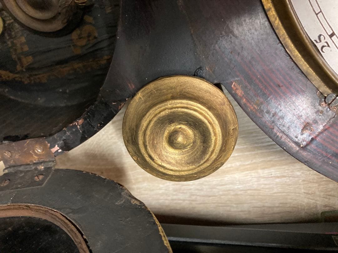 精工舎四つ丸ダルマ型8日巻稼働中 ボンボン時計修復(リペア)品