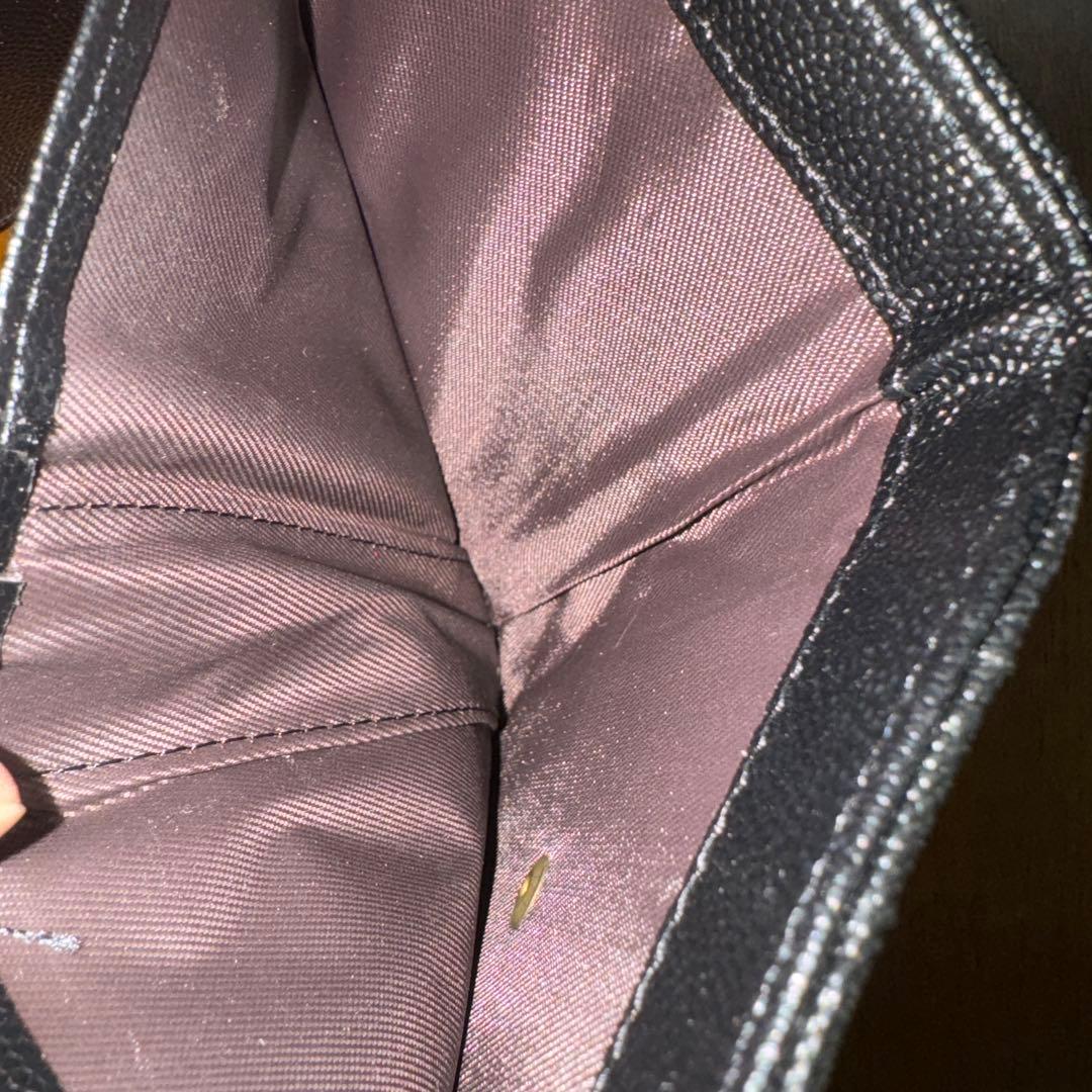 y*中様 YSL ブラック 三つ折り財布