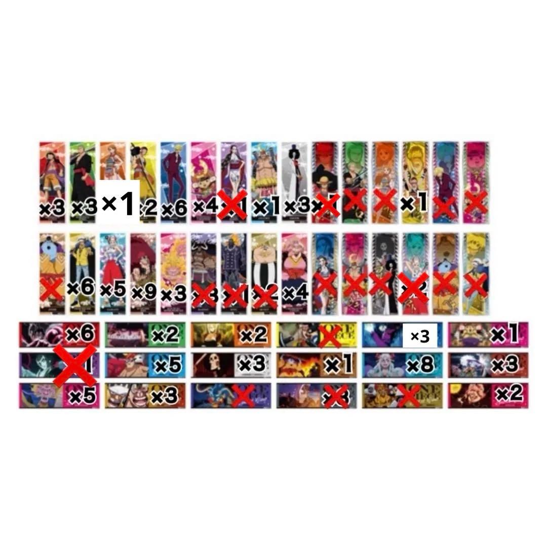 ONE PIECE ワノ国編 ロングステッカー バラ売り可 - メルカリ