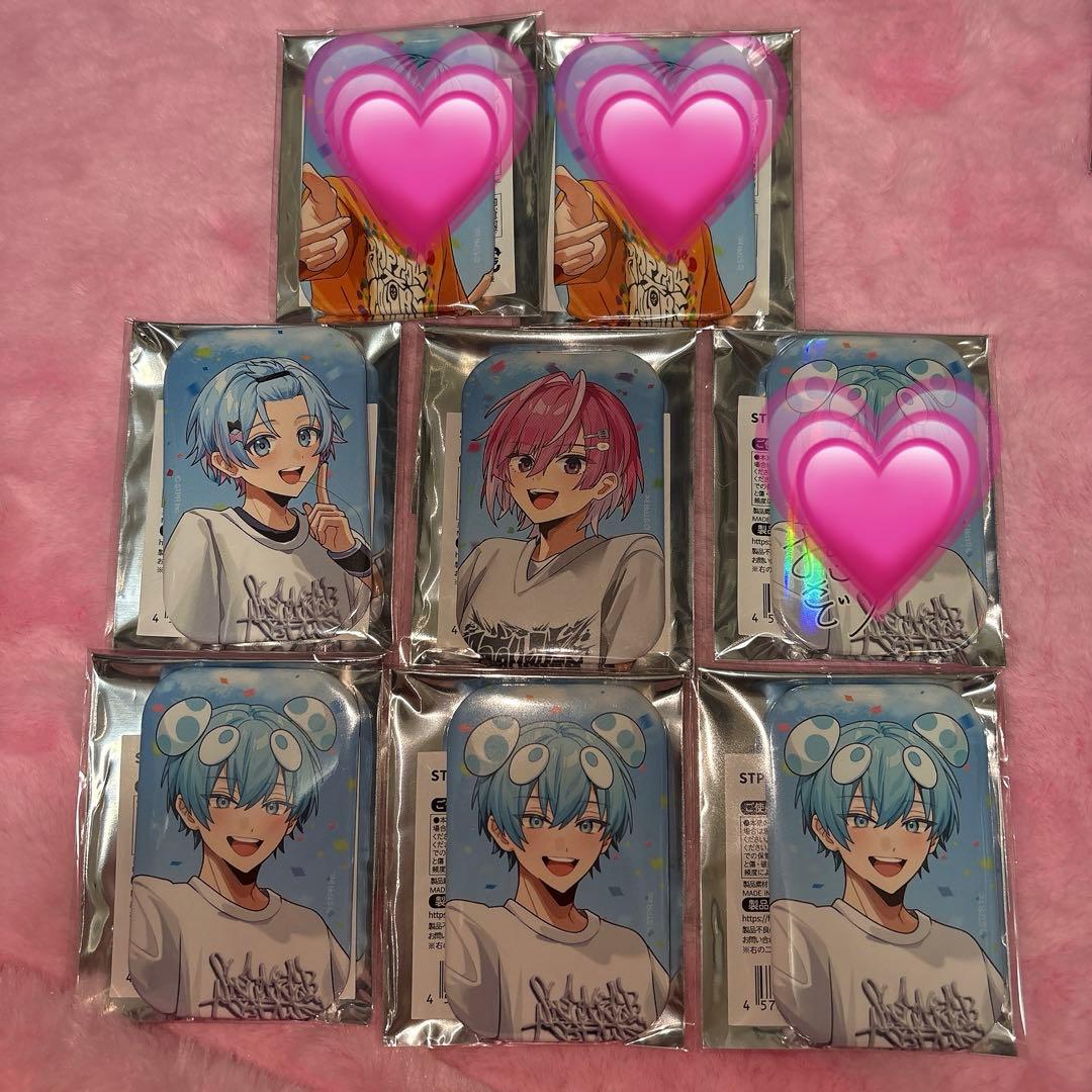 めておら 騎士X アンプタック すとふぇす ハロウィン スクエア缶バッジ