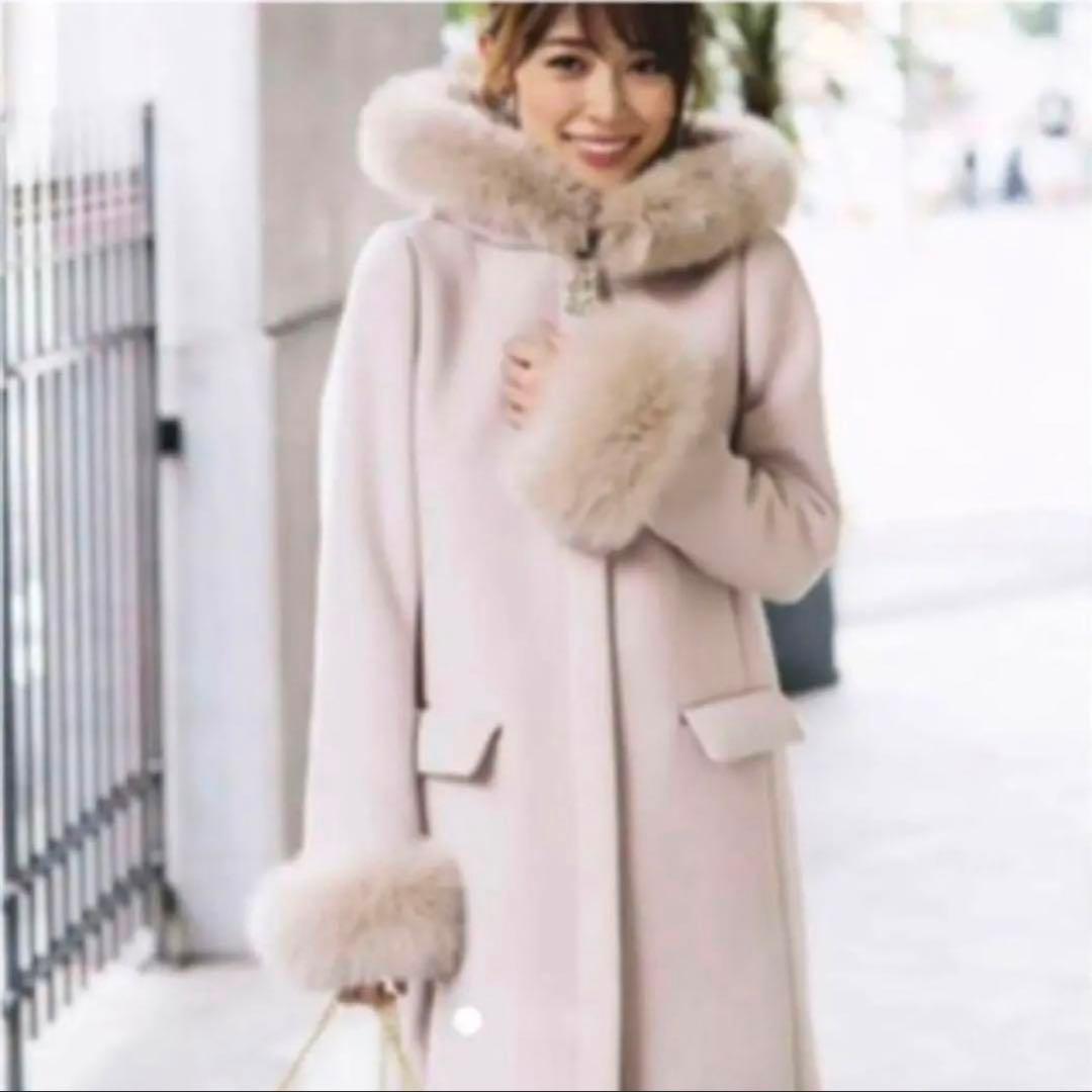 幸*彡様 アプワイザーリッシェ 5wayコート スモーキーピンク フェイク