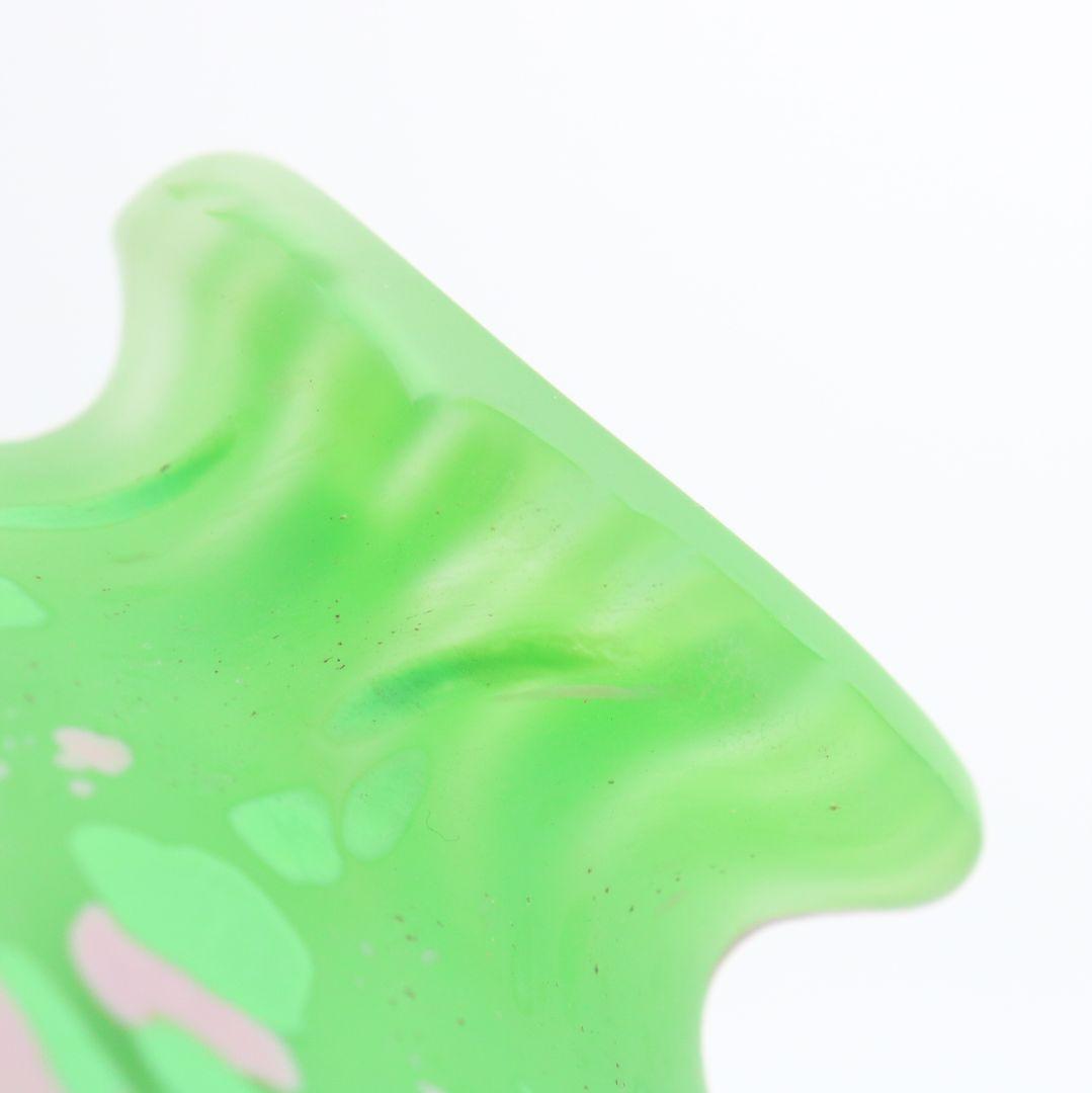 藤田喬平作 手吹 金彩花瓶 ガラス 共箱 C518 DC1