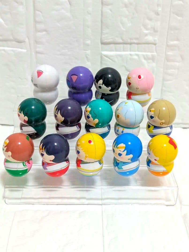 即飾れるフルコンプ✨セーラームーン クーナッツ 全14種 3段スタンド付