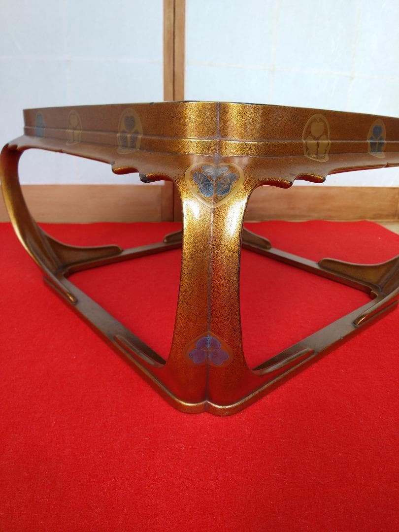 紀州徳川家のお道具展　大阪の某美術館展示品　（懸盤・かけばん・膳・蒔絵）